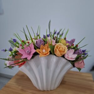 ARREGLO FLORAL DE JABON