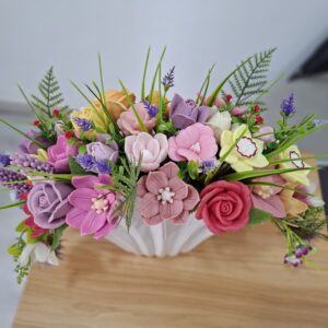 ARREGLO FLORAL DE JABON